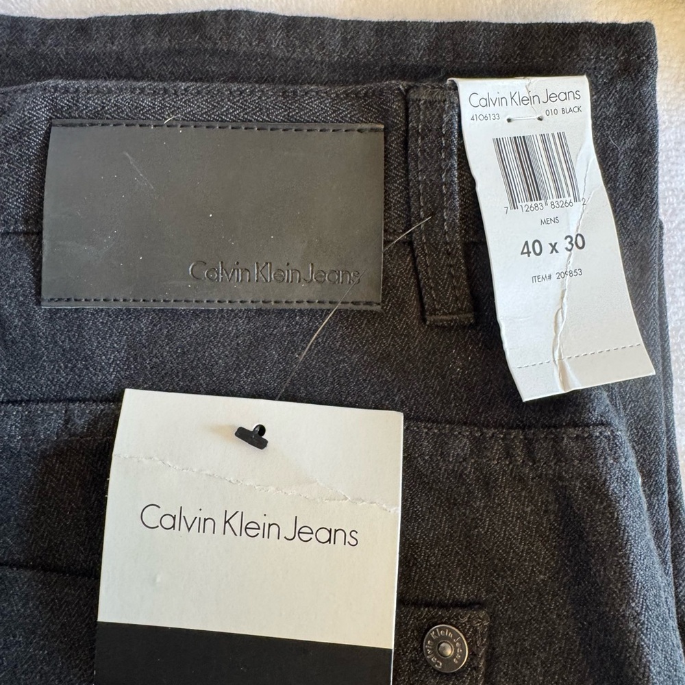Calvin Klein Jeans Black Men's Denim Jeans